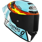 KYT TT-Revo Leopard Replica rot-gelb XL