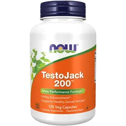 Now Foods TestoJack 200(TM) - Sexuelle Gesundheit Kapsel (120 veg.Kapseln)