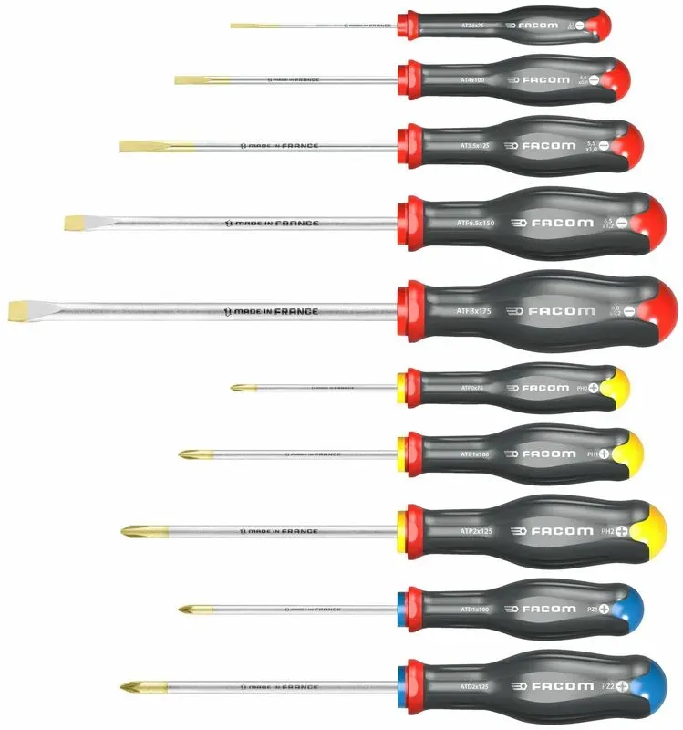 Facom Set van 10 Protwist® schroevendraaiers