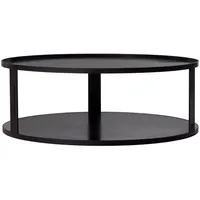 Cookking Feuerschale Stahlbasis & Holzlager für Feuerschalen Ø 62 cm Schwarz