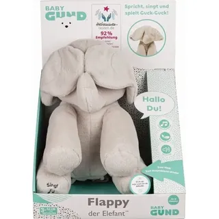 GUND Flappy, der singende und sprechende Elefant - spielt Guck-Guck mit den Ohren