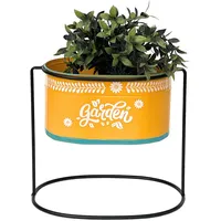 DanDiBo Ambiente Blumenhocker 34 x 30 x 25 cm Orange