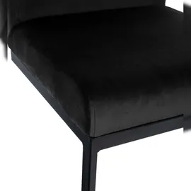 CLP Barhocker Hopewell Samt schwarz