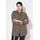 Studio Untold Longbluse Boxy Shape beige/orange/schwarz 9XL-10XL