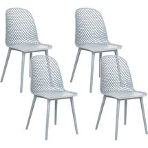 Beliani Esszimmerstuhl 4er Set EMORY