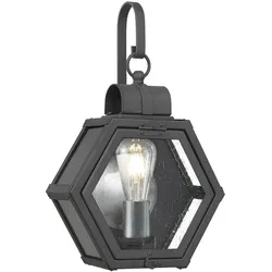 Heath Outdoor Wandleuchte schwarz Quoizel QN-HEATH-S-MB