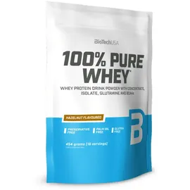 BIOTECH 100% Pure Whey Haselnuss Pulver 454 g