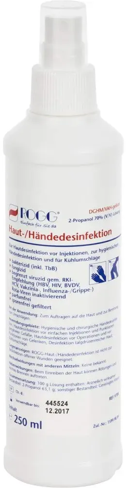 ROGG HAUT-/Händedesinfektion 250 ml