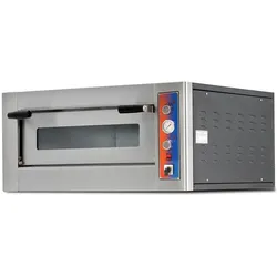 Elektrischer Pizzaofen Kapazität 4 Pizzen Durchmesser 30 cm 890x810x435mm