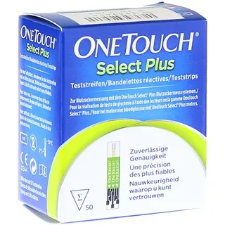 ONETOUCH Select Plus Blutzucker Teststreifen 50 St.