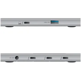 Club 3D ThunderboltTM 4 portabler 5-in-1 Hub mit Smart Power