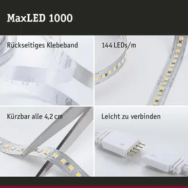 Paulmann MaxLED 1000 Stripe 1 m 12 W warmweiß 1 St.