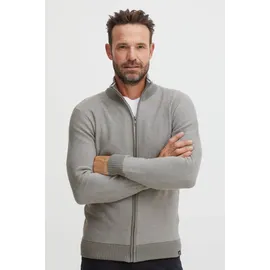 FQ1924 Strickjacke FQ1924 "Strickjacke FQLewis", Herren, Gr. XXL, grau (steel gray), Obermaterial: 100% Baumwolle CO., Strickjacken Strickjacke