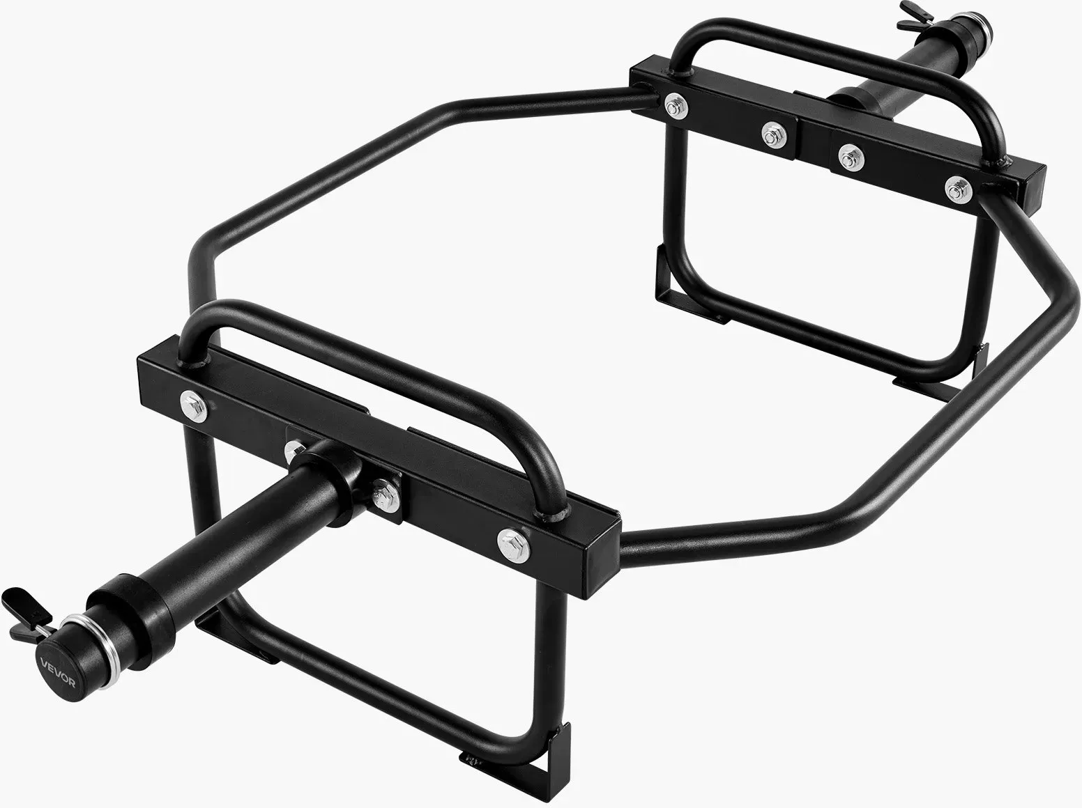 VEVOR Trap Bar Hexagon Hantelstange Langhantel 50 mm 240 kg Tragkraft, Gewichtheben und Krafttrainingsgerät, Heimfitnessstudio für Kniebeugen Kreuzheben Schulterdrücken, Schwarz