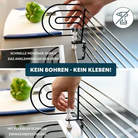 bremermann Herdschutzgitter zum Klemmen 60 cm Schwarz