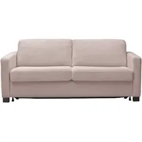 Schlafsofa HOME AFFAIRE "Vionelle, 2,5-Sitzer mit Kaltschaummatratze nach Wahl, Breite 186 cm", rosa, B:186cm H:81cm T:98cm, 88% Polyester, 12% Polyacryl, Sofas, Schlafsofa, Dauerschläfer mit wahlweise Standard- oder Premium-Matratze