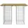 deluke Gartenbank Gabionen TELLE 100 x 70 x 72 cm