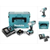 Makita DTW 190 RTJ Akku Schlagschrauber 18V 190 Nm + 2x Akkus 5,0Ah + Schnellladegerät im Makpac 2