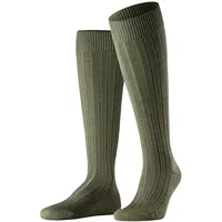 Falke Herren Kniestrümpfe Teppich Im Schuh M Kh Wolle lang einfarbig 1 Paar, Grün Herb 7754, 43-44