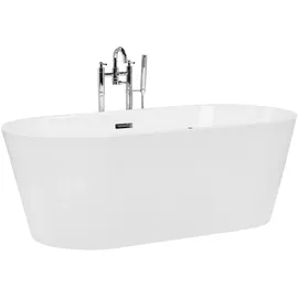 Beliani Havana freistehende Badewanne 170 x 80 cm (220 l)