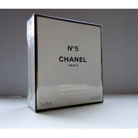 Chanel No. 5 Eau de Parfum refillable 20 ml + Eau de Parfum Refill 2 x 20 ml Geschenkset