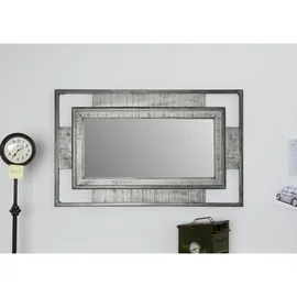 Massivmoebel24 Spiegel Mango 76 x 122 cm Grau