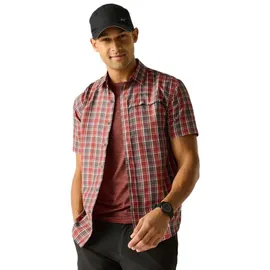 Regatta Mindano Kurzarmhemd - Dark Storm Multi Cross Check - XL