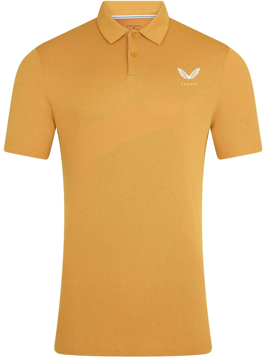 Castore Polo Engineered Knit, orange
