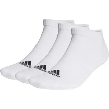 adidas Cushioned Low-Cut Socken 3er Pack White / Black 46-48
