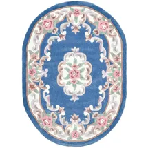 THEKO Ming Handtuftteppich 120 x 170 cm Blau