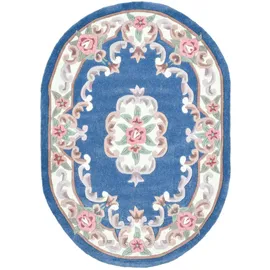 THEKO Ming Handtuftteppich 120 x 170 cm Blau