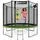 Hop-Sport Trampolin 305 cm Grün/Schwarz