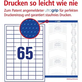 Avery Zweckform 3666-200 weiß 38,0 x 21,2 mm