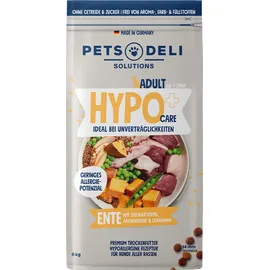 PETS DELI Hypocare Ente mit Süßkartoffel, Aroniabeere & Leinsamen 6 kg