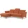 sit&more Ecksofa Romero L-Form, wahlweise mit oder ohne Relax-Funktion, Bettfunktion, Bettkasten orange