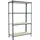 Proregal Schwerlastregal Stahl 150x90x40cm Grau 4 Fachböden