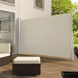 Tectake Aluminium Seitenmarkise 180 x 300 cm beige