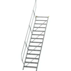 MUNK Aluminium-Treppe Stufen 45° 14 Stufen