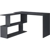 [en.casa] Eckschreibtisch Arendal Dunkelgrau