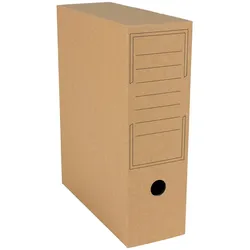 VEPATIM 20x Archiv-Ablagebox 100 SELECT 319x94x257mm braun