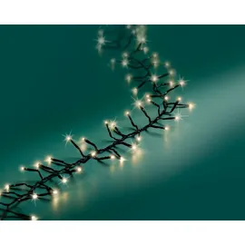 Kaemingk LED-Lichterkette 15 m schwarz warmweiß