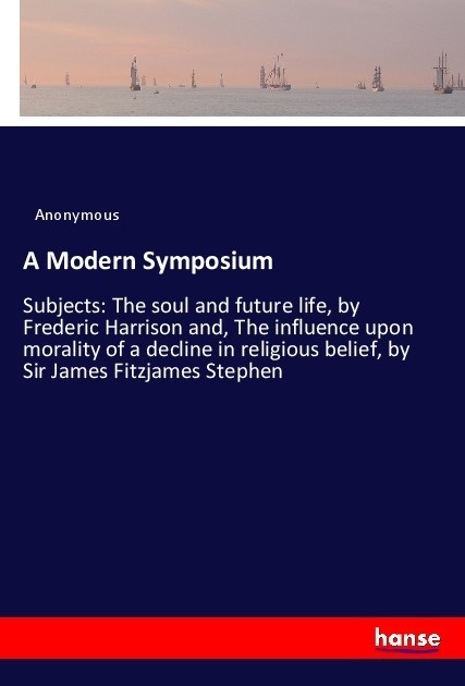 A Modern Symposium - Anonym  Kartoniert (TB)