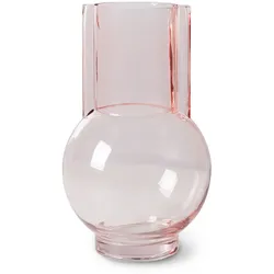 HKliving - Glas Vase, sundae pink