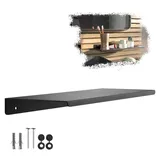 SOTech Wandregal HOVER 35 x 13 x 3 cm Schwarz