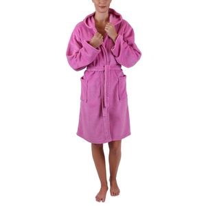 Kinderbademantel Bademantel Style mit Kapuze Größen 128-176, Betz rosa 164