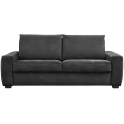 Schlafsofa  Allegra ¦ schwarz ¦ Maße (cm): B: 207 H: 98 T: 87