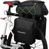 3-in-1-fahrradträgertasche, Kofferraumtasche, Wasserdichte Fahrrad-rücksitztasche, Kühltasche Mit 2 Seitlich Hängenden Taschen