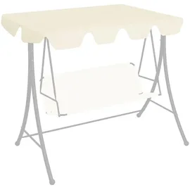 vidaXL Ersatzdach Creme 2-Sitzer