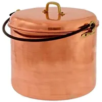 ich-zapfe Kupfertopf 28 cm rund