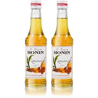 2x Monin Lebkuchen Sirup, 250 ml Flasche - für Cocktails, zum Kaffee oder Kochen